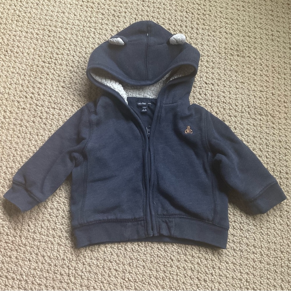 Baby Gap Zip Up Hoodie Size 6-12m